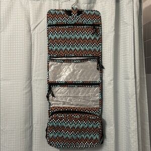 Vera Bradley roll up toiletry bag